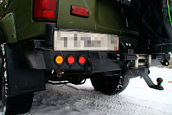 Силовой бампер для Land Cruiser 80