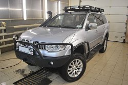 Силовой бампер Pajero Sport