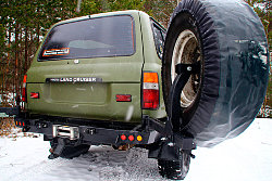Силовой бампер для Land Cruiser 80