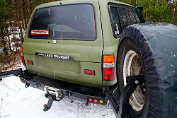 Силовой бампер для Land Cruiser 80