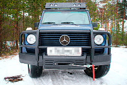 Силовой бампер на Mercedes Gelandewagen