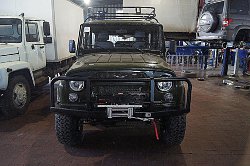 Силовой бампер на УАЗ Хантер