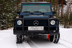 Силовой бампер на Mercedes Gelandewagen