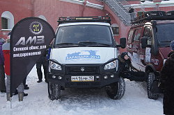Силовой бампер на Газель Соболь 4х4
