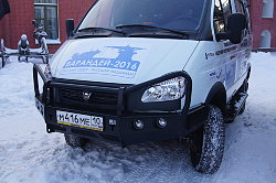 Силовой бампер на Газель Соболь