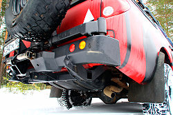 Задний силовой бампер на Mitsubishi L200
