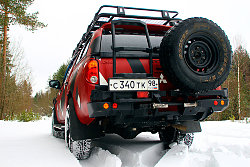 Задний силовой бампер на Mitsubishi L200