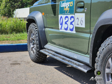 Силовые пороги (подножки) для Suzuki Jimny (2018 - н.в.)