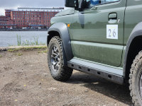 Силовые пороги (рокслайдеры) для Suzuki Jimny (2018 - н.в.)