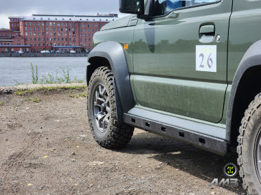 Силовые пороги (рокслайдеры) для Suzuki Jimny (2018 - н.в.)