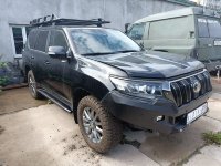 Силовые пороги листовые Toyota Land Cruiser Prado 150