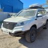 Защита штатного бампера юбка Haval H9