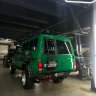 Силовой бампер задний для Toyota Land Cruiser 76, 78, Prado 78