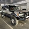 Силовой бампер передний TLC 80