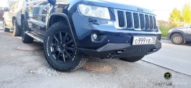 Силовой бампер, юбка для Jeep Grand Cherokee WK 2 (2010 - 2013) (серия Р)