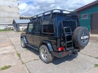 Силовой бампер задний Mercedes Gelandewagen