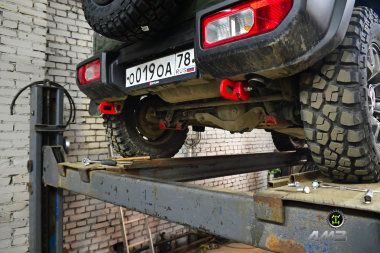 Буксировочные проушины для Suzuki Jimny к-т передний и задние (2018 - н.в.)